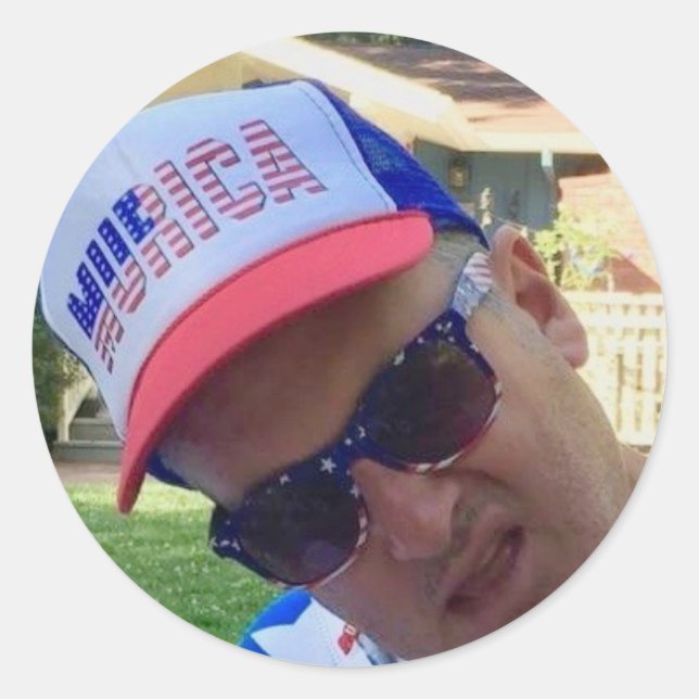 Adesivo Redondo Dave Lott Swag (Frente)