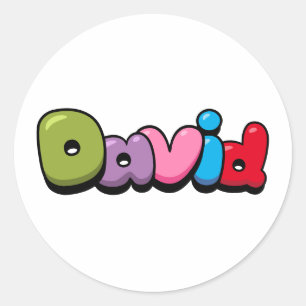 Adesivo Redondo David