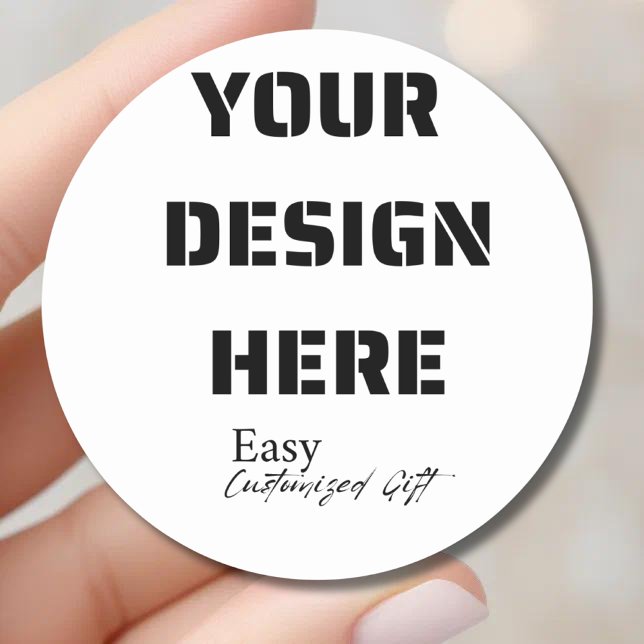 Adesivo redondo de 3" (Criador carregado)