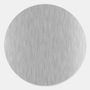 Adesivo Redondo De aço inoxidável Textured