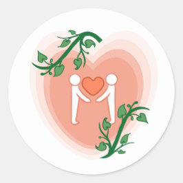 Adesivo Redondo Dê Amor