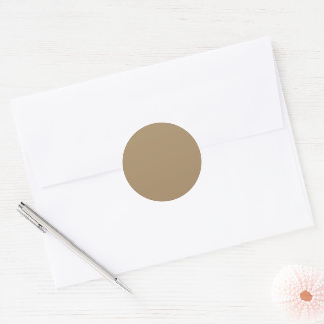 Adesivo Redondo de Café Personalizado (Envelope)