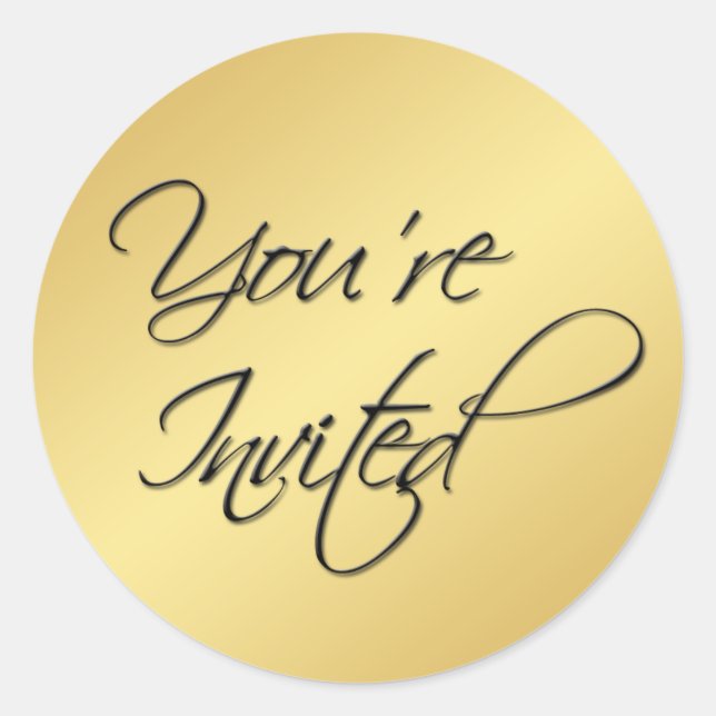 Adesivo redondo de diâmetro preto e Dourado de 1,5 (Frente)