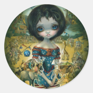 Adesivo Redondo De "etiqueta do circo Bosch"