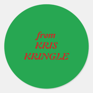 Adesivo Redondo de KRIS KRINGLE