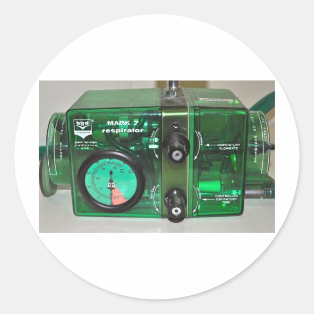 ADESIVO REDONDO DÊ-LHES A AVE - VENTILADOR (Frente)