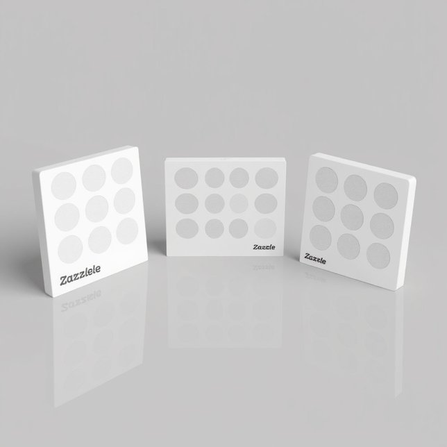 Adesivo Redondo de Luxo Branco com Padrão (Stick your style on everything. #CustomStickers #PersonalizedLabels)
