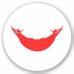 Adesivo Redondo de Sinalizador da Ilha páscoa