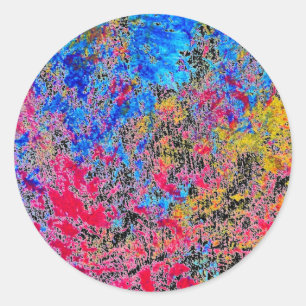 Adesivo Redondo de Tinta