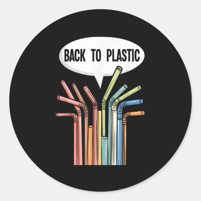 Adesivo Redondo De Volta Ao Presidente Plástico Trump Executive O (Frente)