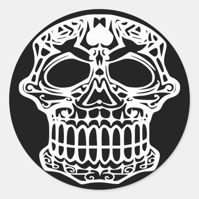 Adesivo Redondo Deadhead (Frente)