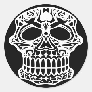 Adesivo Redondo Deadhead