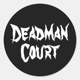 Adesivo Redondo Deadman Sticker