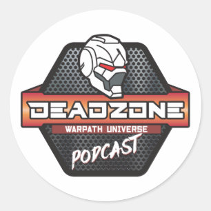 Adesivo Redondo Deadzone - O Podcast Sticker