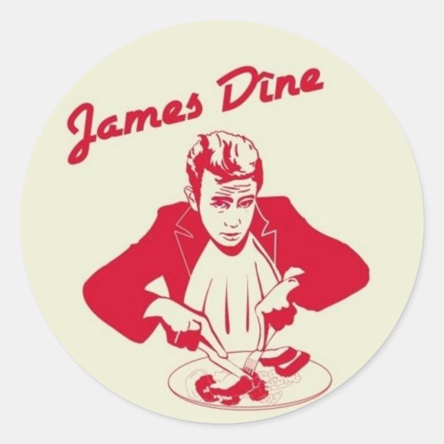 Adesivo Redondo Dean (Frente)