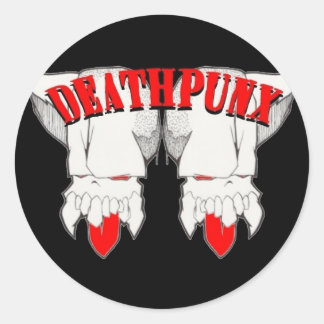ADESIVO REDONDO DEATHPUNX TM