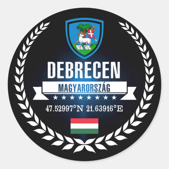 Adesivo Redondo Debrecen (Frente)