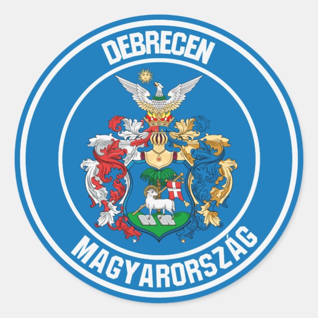 Adesivo Redondo Debrecen Round Emblem (Frente)