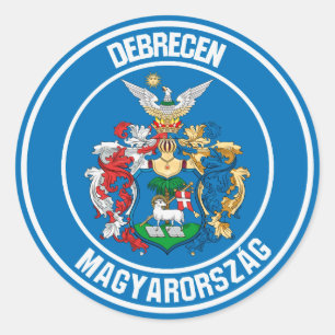 Adesivo Redondo Debrecen Round Emblem