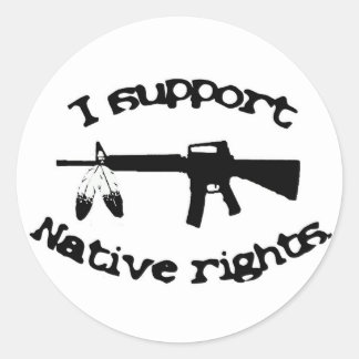 Adesivo Redondo Decal de suporte nativo
