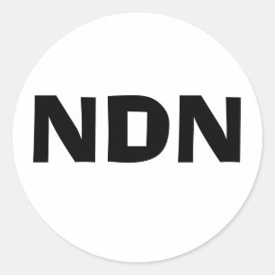 Adesivo Redondo decal NDN