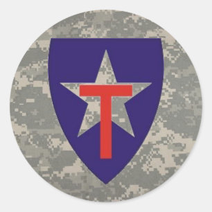 Adesivo Redondo decalque digital em estrela TXSG