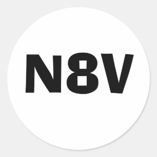 Adesivo Redondo decalque N8V