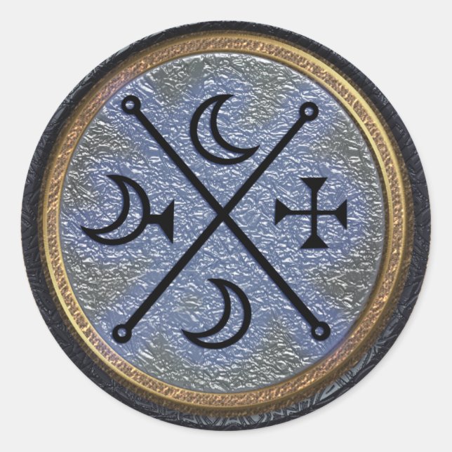 Adesivo Redondo decarabia (Frente)