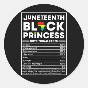 Adesivo Redondo Décima Junta Princesa Negra Fala Melanina