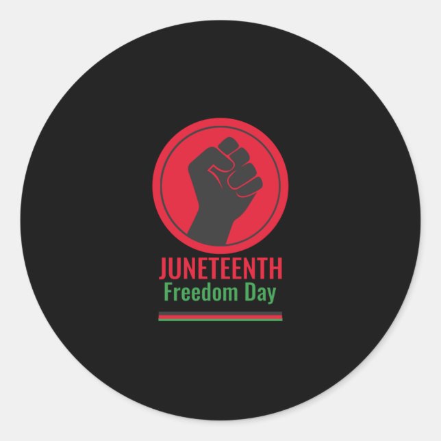 Adesivo Redondo Décimo Dia da Liberdade (Frente)