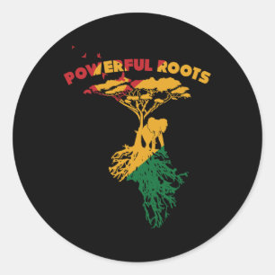 Adesivo Redondo Décimo-Junta Favorece o Decor Pan-Africano Afro Am
