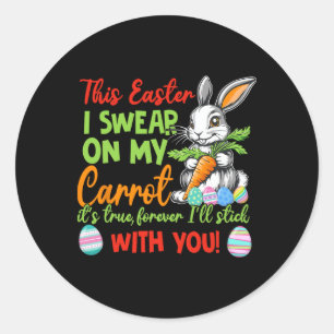 Adesivo Redondo Declaração De Amor Para Páscoa