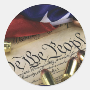 Adesivo Redondo Declaração de independência