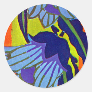 Adesivo Redondo Deco de Arte de Seguy #4 em Emporio Moffa