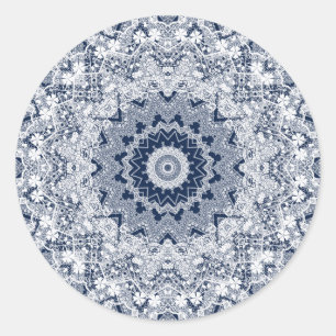 Adesivo Redondo Decoração do laço