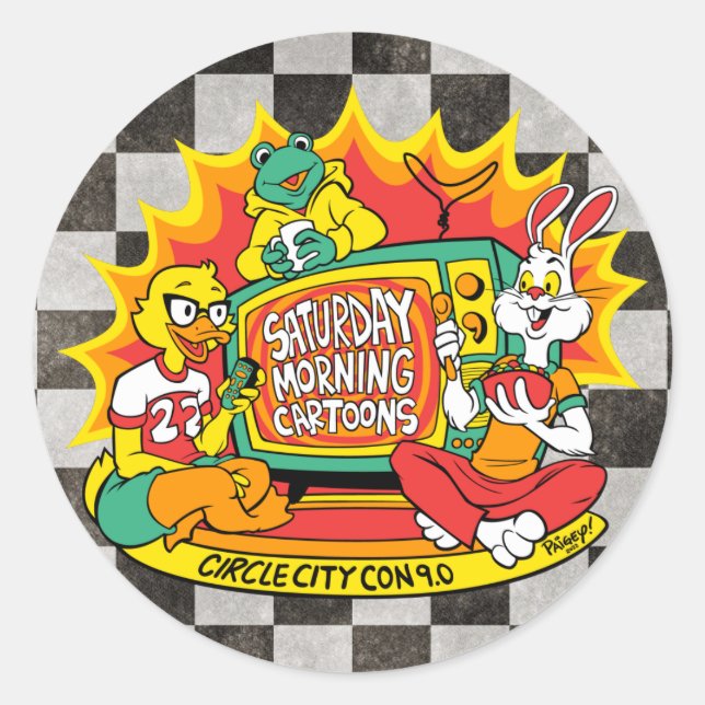 Adesivo Redondo decoração do laptop (Frente)