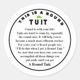 Adesivo Redondo decoração TUIT REDONDA (contagem de 6)