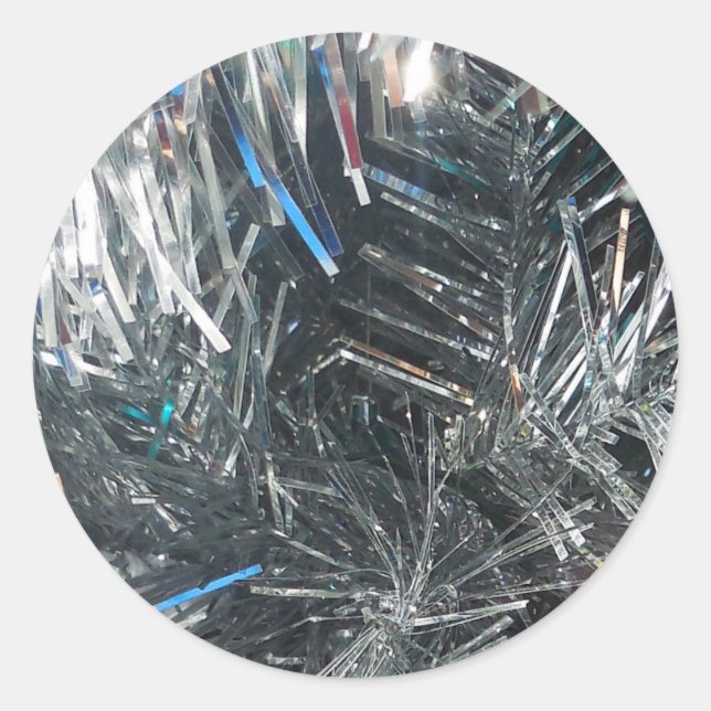 Adesivo Redondo Decorações de Natal (Frente)