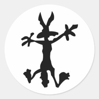 Adesivo Redondo Decorre o seu caminhão com este contorno de coiote