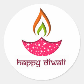 Adesivo Redondo Deepak para diwali