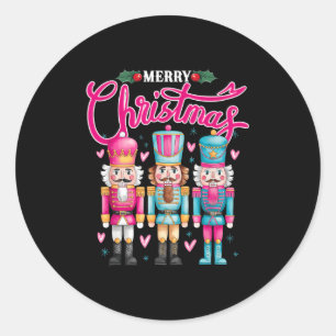 Adesivo Redondo Deez Loucos Nutcracker Felry Christmas Matching Pa
