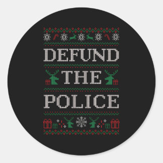Adesivo Redondo Defender A Brutalidade Policial Feia