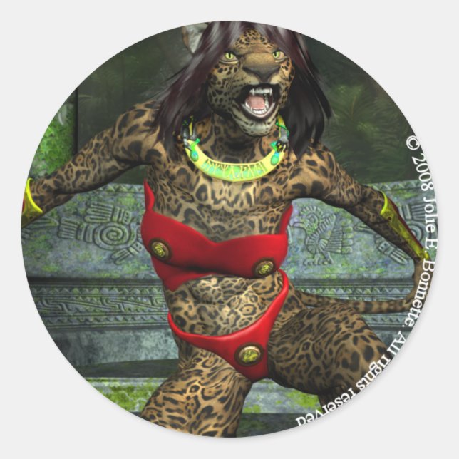 Adesivo Redondo Defiance Round Sticker (Frente)