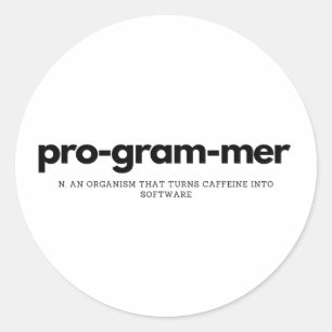 Adesivo Redondo Definição do programador
