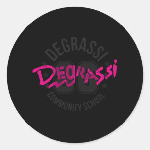 Adesivo Redondo Degrassi Panthers Gym