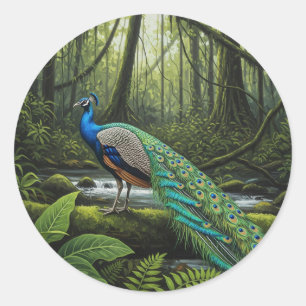 Adesivo Redondo Dehing Patkai National Park India Viagem