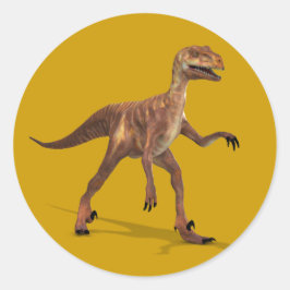 Adesivo Redondo Deinonychus