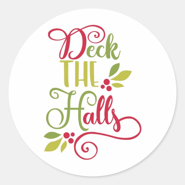 Adesivo Redondo deitar os corredores (Frente)