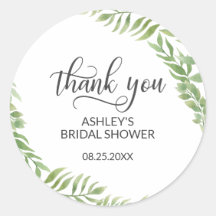 Deixa o Chá de panela de coroa botânica Obrigado