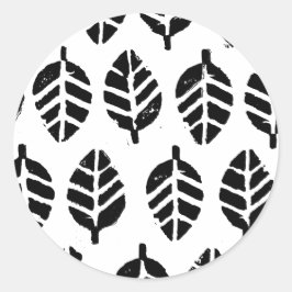 Adesivo Redondo Deixa o padrão Impressão de batata